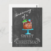Carte Postale Dreaming of a Sweet Christmas ! (Devant / Derrière)
