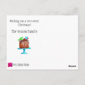 Carte Postale Dreaming of a Sweet Christmas ! (Dos)