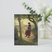 Carte Postale Dreaming of her Love, 1901 (Debout devant)