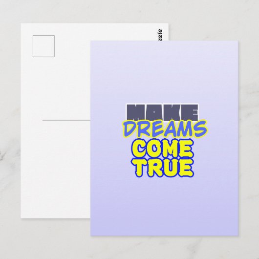 Carte Postale Dreams (Devant / Derrière)