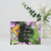 Carte Postale Dreams & Wings Butterfly Photographie (Debout devant)