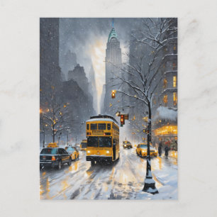 Carte Postale Dreamshaper de New York en hiver