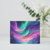 Carte Postale Dreamy Aurora Borealis (Debout devant)