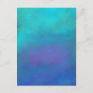 Carte Postale Dreamy Blues Abstract Design