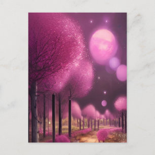 Carte Postale Dreamy Rose Nightscape