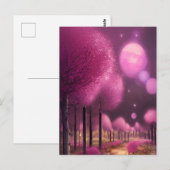 Carte Postale Dreamy Rose Nightscape (Devant / Derrière)