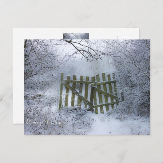 Carte Postale Dreamy Winter merveilleuse (Devant / Derrière)