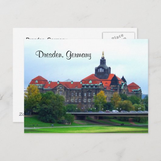 Carte postale Dresde Allemagne (Devant / Derrière)