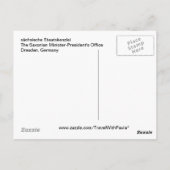 Carte postale Dresde Allemagne (Dos)