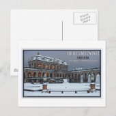 Carte Postale Dresde - Zwinger Palace Winter LS (Devant / Derrière)