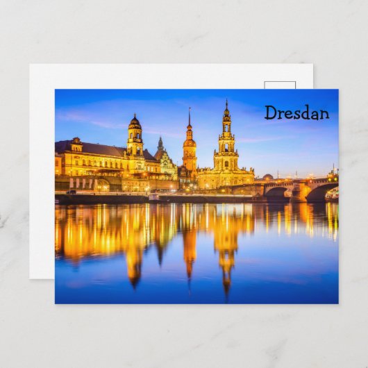 Carte postale Dresden (Devant / Derrière)