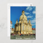 Carte Postale Dresden Frauenkirche (Devant / Derrière)