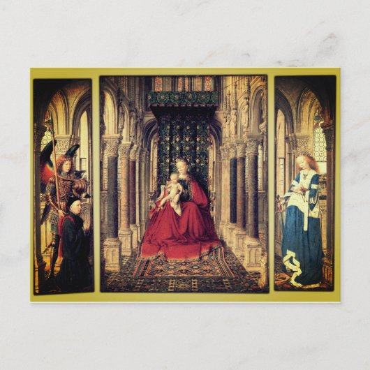 Carte Postale Dresden Triptych (par Jan van Eyck, 1437) (Devant)