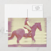 Carte Postale Dressage (Devant / Derrière)