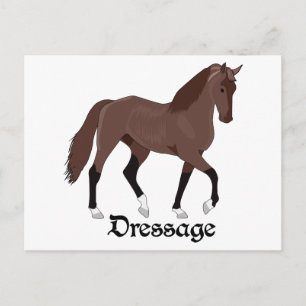Carte Postale Dressage