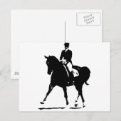 Carte Postale Dressage classique 7 (Devant / Derrière)