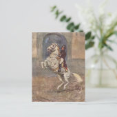 Carte Postale Dressage Montrer Cheval (Debout devant)