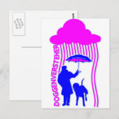 Carte Postale Dresseur de chiens (Devant / Derrière)