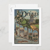 Carte Postale Driggs, IdahoGrandes Lettres ScènesDriggs, ID (Devant / Derrière)