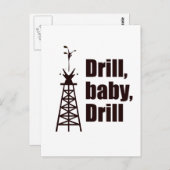 Carte Postale Drill Baby Drill (Devant / Derrière)