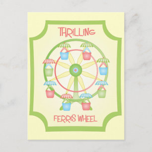 Carte Postale drilling Ferris Wheel