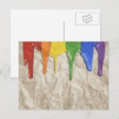 Carte Postale DRIPPINGS DE PEINTURES EN COURSE —.png (Devant / Derrière)