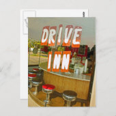 Carte Postale Drive Inn (Devant / Derrière)