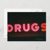 Carte Postale Drogues (Devant / Derrière)