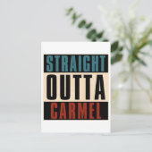 Carte Postale Droit devant Carmel Indiana IN (Debout devant)
