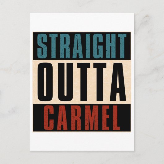 Carte Postale Droit devant Carmel Indiana IN (Devant)