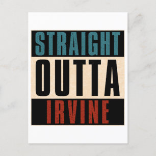 Carte Postale Droit devant Irvine California CA