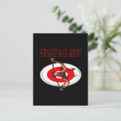 Carte Postale Droite Comme Une Flèche (Debout devant)