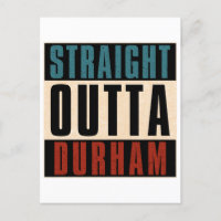 Droite Outta Durham Caroline du Nord NC