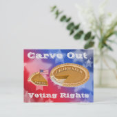 Carte Postale Droits de vote - Déménagement de Filibuster (Debout devant)