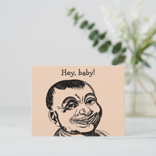 Carte Postale Drôle (Debout devant)