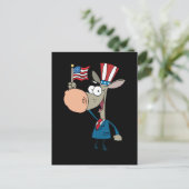 Carte Postale Drôle 4 Juillet Dessin (Debout devant)