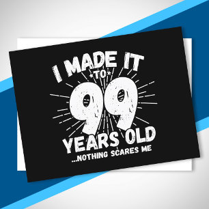 Carte Postale Drôle 99e Anniversaire Citation Sarcastique 99 Ann