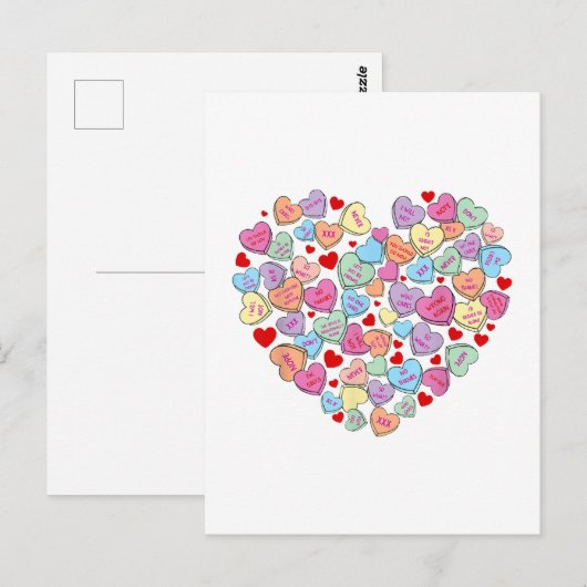 Carte Postale Drôle Anti Saint-Valentin (Devant / Derrière)