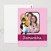 Carte Postale Drôle arrière - plan de dessin animé (Devant / Derrière)