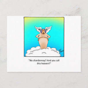 Carte Postale Drôle cadeau de vin!