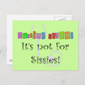 Carte Postale Drôle cadeau d'étudiant en soins infirmiers (Devant / Derrière)