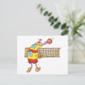 Carte Postale Drôle cadeau Volleyball (Debout devant)
