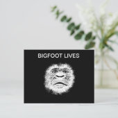 Carte Postale Drôle Cadeaux Bigfoot (Debout devant)