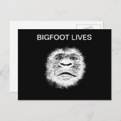 Carte Postale Drôle Cadeaux Bigfoot (Devant / Derrière)