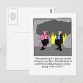 Carte Postale Drôle Cadeaux de Cigar pour l'Afficionado de Cigar (Devant / Derrière)