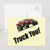 Carte Postale Drôle Camion T-shirts T-shirts cadeaux (Devant / Derrière)