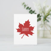 Carte Postale Drôle canadien (Debout devant)