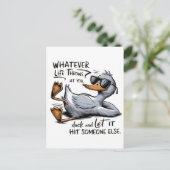 Carte Postale Drôle Canard (Debout devant)