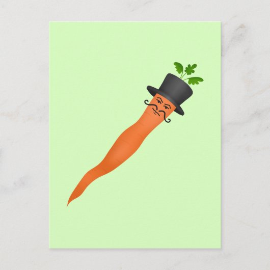 Carte Postale Drôle carottes (Devant)