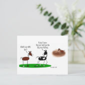 Carte Postale Drôle Cartoon Cheval (Debout devant)